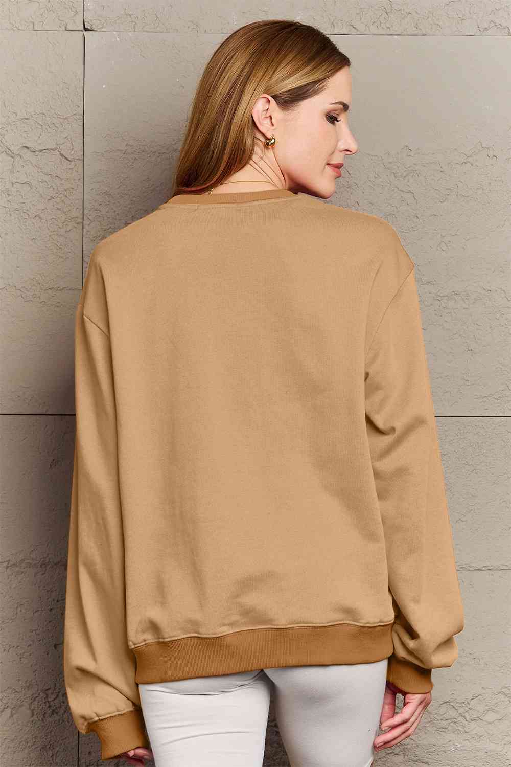 Simply Love Full Size WEST COAST Graphic Long Sleeve Sweatshirt