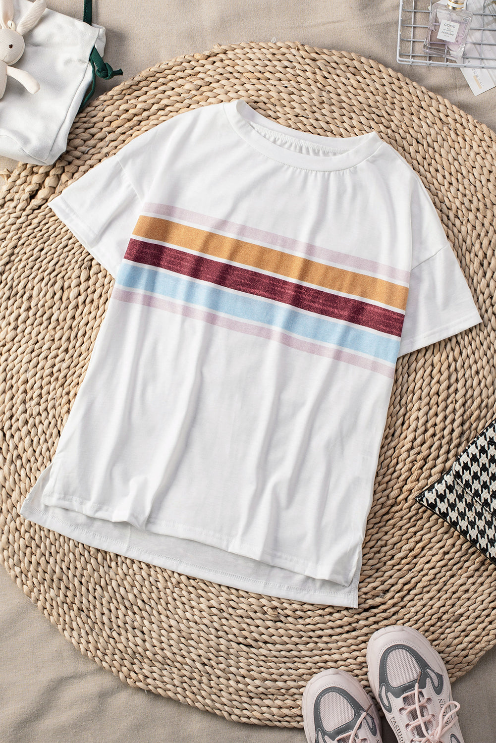 Striped Print T-shirt